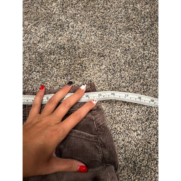 Pilcro and the Letterpress Anthropologie The Wander Corduroy Pants Brown 25x29 - Picture 3 of 7